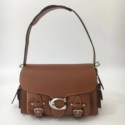 COACH CT721 Black Cargo Soft Tabby Shoulder Bag Crossbody bag Outlet NEW!!