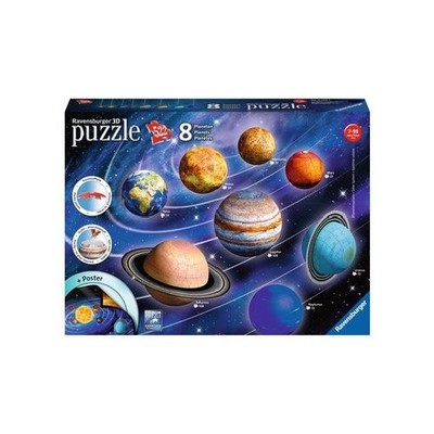 Ravensburger 11668 522 Piece Planetary System 3D Puzzle 