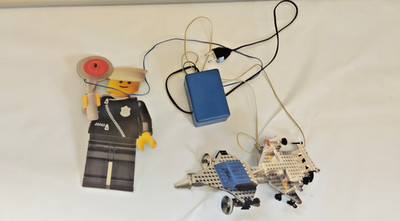 LEGO Town Space Display WITH Lightning VERY RARE Store Promotion 80s 6929