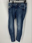 Rock Revival Womens Blue Medium Wash Denim Skinny Leg Jeans Size 8-10 — photo 1