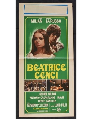 locandina BEATRICE CENCI lucio fulci tomas milian adrienne la russa B414