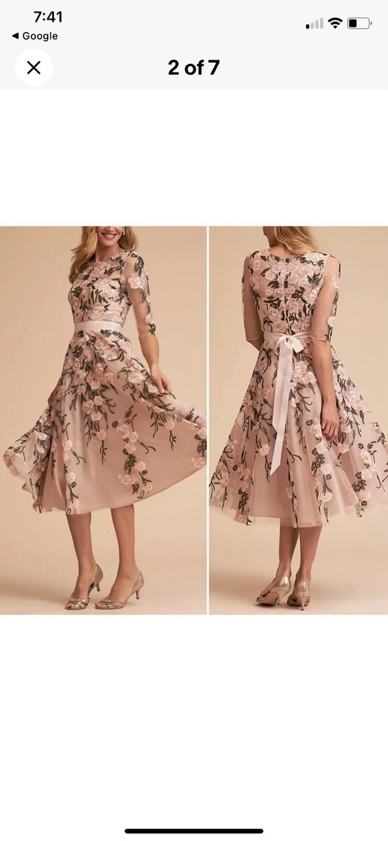 3 4 sleeve illusion lace and mesh bridesmaid dress Champagne Illusion 3/4 Sleeve Lace A-line Fall Wedding Dress, Champagne main image 1