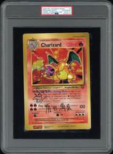 2000 Pokemon Corocoro Jumbo Promo Charizard 4 Mitsuhiro Arita PSA 10 Auto Sketch