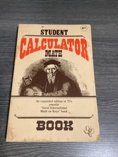 Vintage Texas Instruments Student Calculator Math Book Softcover 1980
