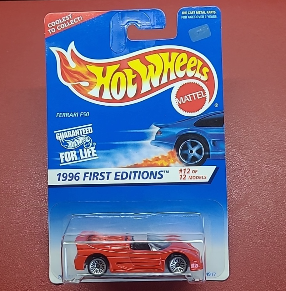 Hot Wheels 1996 First Editions, #12 of 12, Ferrari F50, Red