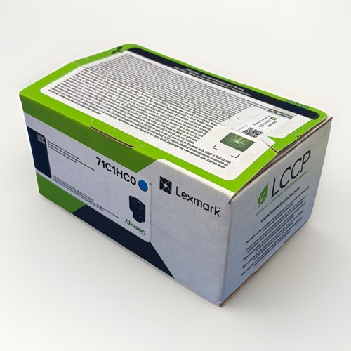 Lexmark 71C1HC0 Cyan High Yield Toner Cartridge CS730 CX730