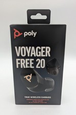 Poly Voyager Free 20 True Wireless Earbuds Black ANC – New Sealed