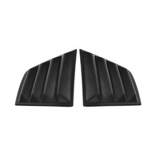 V2 Style Side Window Louver Scoop Cover Matte Black for Dodge Charger 2011-2023