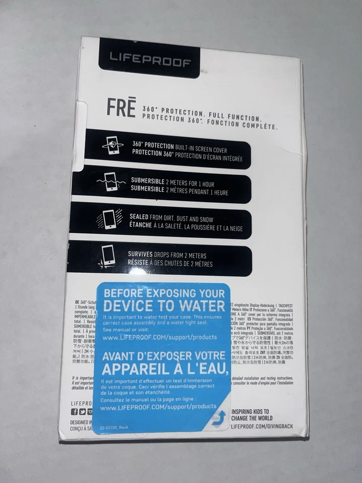 原装 LifeProof Fre 系列 7760136 防水保护壳 适用于 iPhone Xr- 全新 — 第 2/2 张图片
