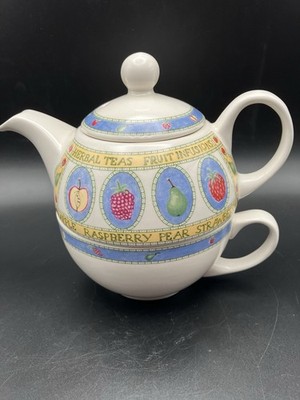 Arthur Wood & Son Herbal Tea Fruit Tea For One Teapot And Cup Made In England
