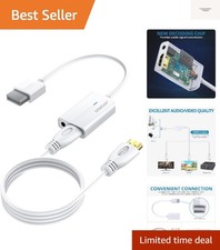 Wii to HDMI Converter 1080P with 6ft High Speed HDMI Cable Wii2 HDMI Adapter ...
