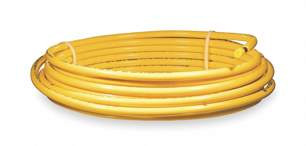 GasShield Soft Temper ACR Tubing, 3/8 in OD x 50 ft L Copper Coil