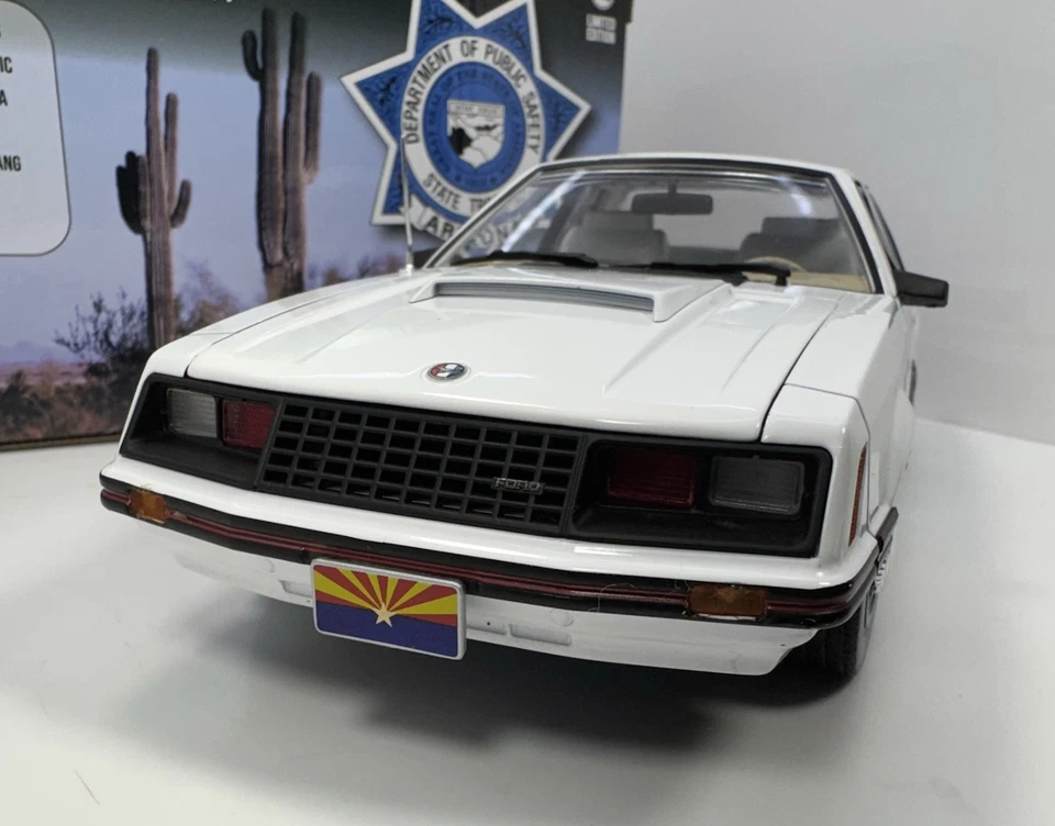 Greenlight 1/18 Scale 1982 FORD MUSTANG SSP “Arizona Department Of Public Safety - Image 4 of 4