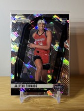 Aaliyah Edwards #142 Prizm Cracked Ice 2024 WNBA Washington Mystics Rookie