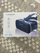 VR SHINECON Virtual Reality Blue Glasses SC-G15 New