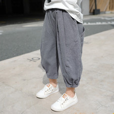 Boys Baggy Bloomers Children's Cropped Pants Shorts Summer Pants Sweatpants