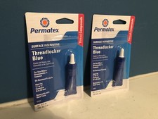 Permatex Medium Strength Thread Locker BLUE 6ml 24027 Nut  Bolt Locker X2