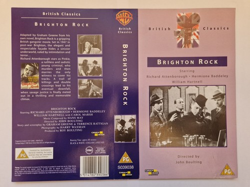 Brighton Rock Warner Home Video Used Video Sleeve Cover B16723
