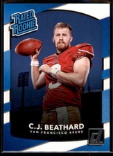 2017 Donruss C.J. Beathard RC #320 San Francisco 49ers