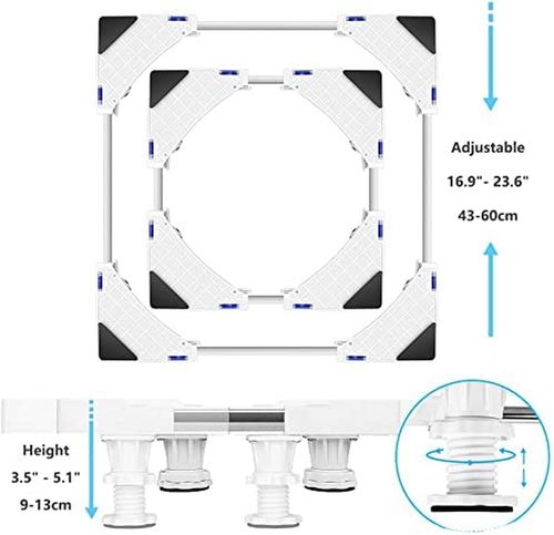 Adjustable Fridge Stand- Refrigerator Stand-Mini Fridge Stand- Washing Machine - Picture 2 of 12