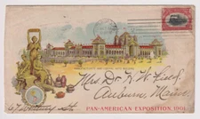 E3111: 1901 Pan-Am Expo Full Color Illustrated Cover