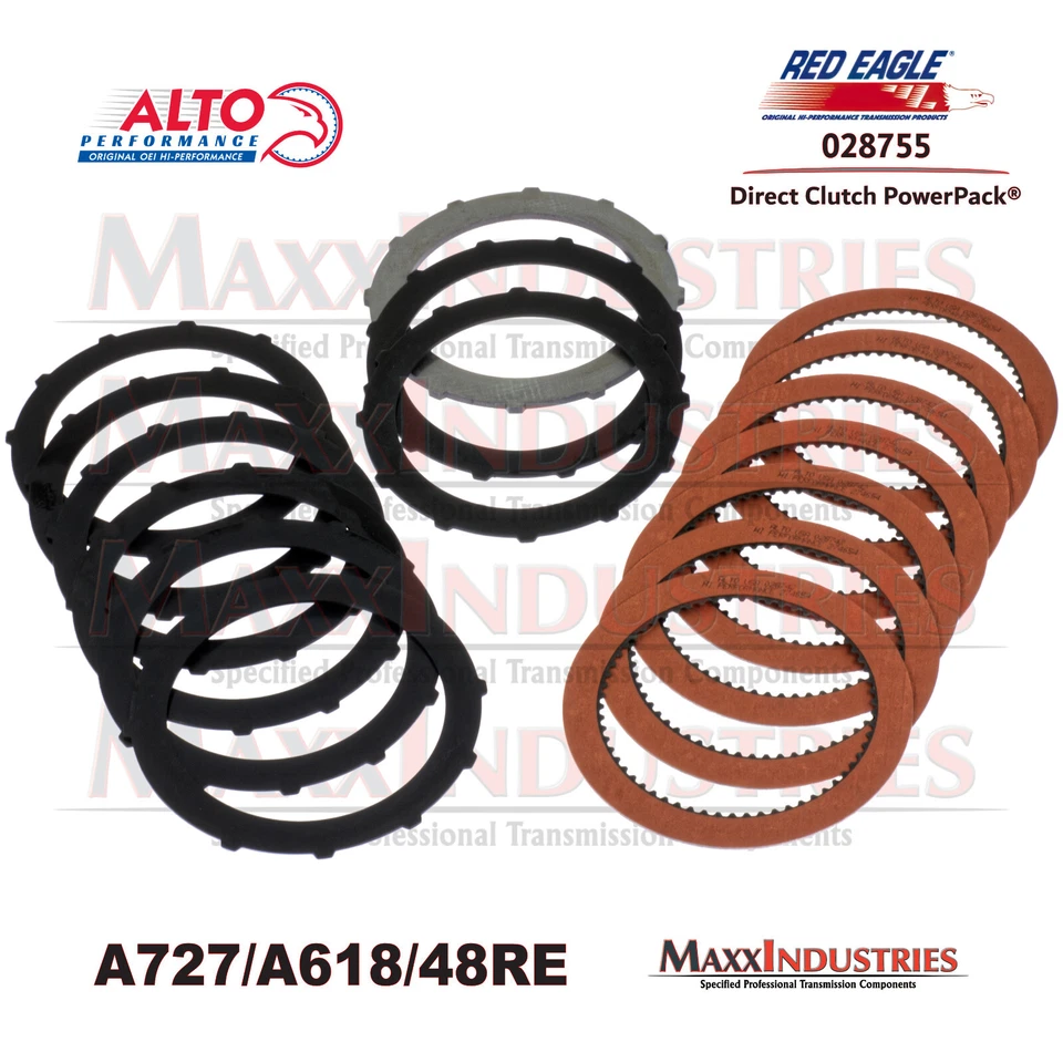 Embragues de fricción A727 46RE 47RE Alto Red Eagle aceros Kolene alto rendimiento Foto 2 de 4