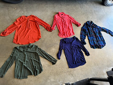 5 lot Zac & Rachel A.n.a cable & gauge Maurices shirts tops Women's Size xl L PL