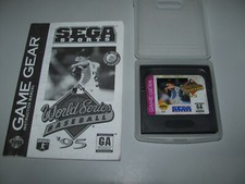 World Series Baseball 95 Original Sega Game Gear Cart & Manual Tested & Working 