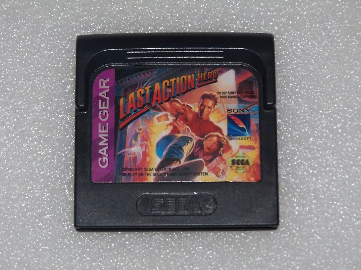 Last Action Hero Sega Game Gear Used Video Game 1992 Cartridge Only