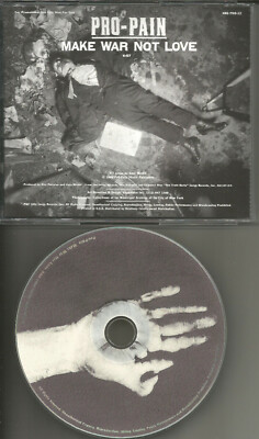 #ad #ad PRO PAIN Make War Not Love RARE 1994 USA PROMO Radio DJ CD Single MINT propain $34.99