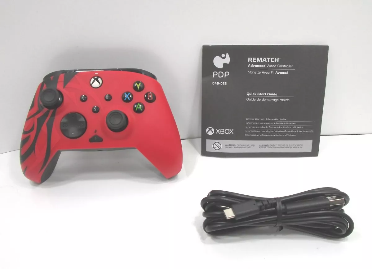 Xbox Series XS & PC Spirit Red REMATCH Controller by PDP