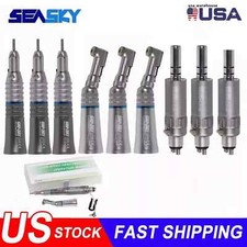 NSK Style Dental Slow Low Speed Handpiece Straight Contra Angle Air Motor 4/2H