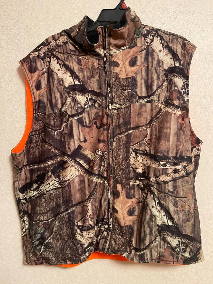 Redhead Mossy Oak Reversible Hunting Vest Break Up Infinity Camo Insulated Sz XL - Image 2 of 4