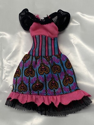 Monster High Freaky Fusion Doll Dracubecca Replacement Dress
