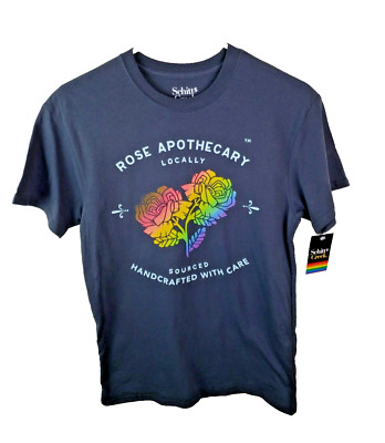Official Schitt$ Creek TV Show NWT Rose Apothecary  Gray Tshirt Size XS 