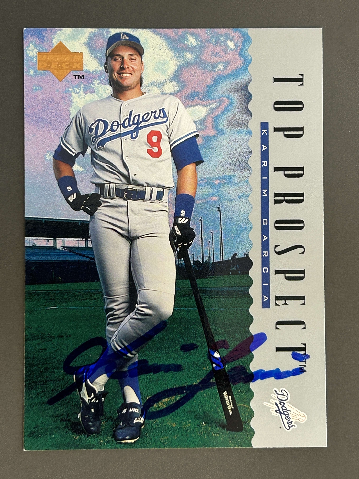 Karim Garcia Autograph Signed 1995 Upper Deck Dodgers