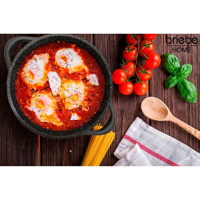 Just Perfecto Batteria Da Cucina Induzione 12 Pezzi – Padelle Antiaderenti, Pentole Con Coperchi In Vetro, Wok, Utensili E Sottopentola – Adatta Per Gas, Elettrica, Vetroceramica - Foto 8