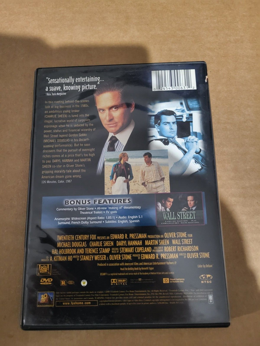 Wall Street DVD Academy Awards Collection) Michael Douglas
