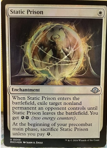 FOIL Static Prison Modern Horizons 3 Magic The Gathering MTG
