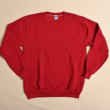 Vintage Russell Athletic Red Crew Neck Sweatshirt Size M - 4637