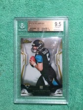 2014 TOPPS FINEST  FOOTBALL RC BLAKE BORTLES BGS 9.5 GEM MINT
