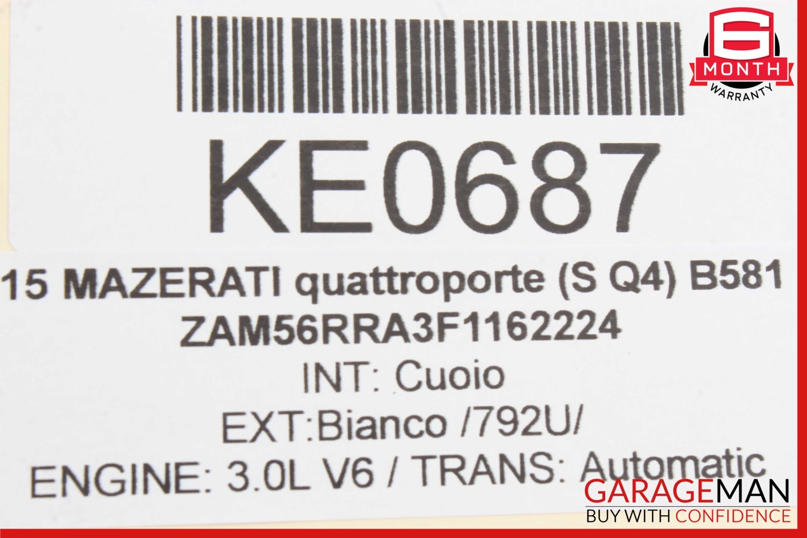 14-17 Maserati Quattroporte Dash Trim Bezel Wood OEM