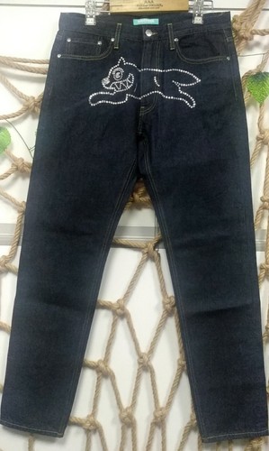 BBC ICE CREAM CRYSTAL RUNNING DOG JEANS 