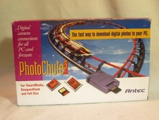 vintage Antec PhotoChute 3 Digital Camera PC connection complete adapter nos