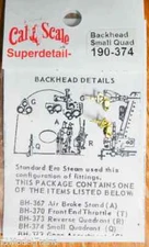 Cal Scale # 374 Small Quad, Misc. Use - HO