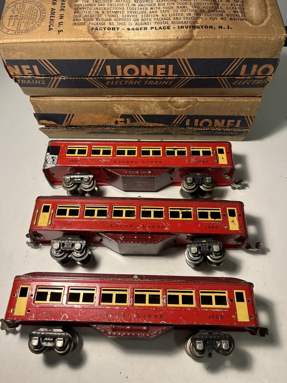 lionel prewar o gauge passenger cars eBay