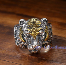 Tiger Head Ring Male Tiger Male Hip Hop Personality Large and Dominant