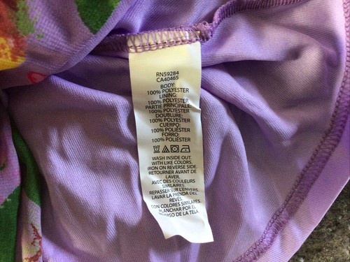 Girls Size 14 Purple Floral Easter Spring Summer Party Halter Dress - Picture 4 of 11