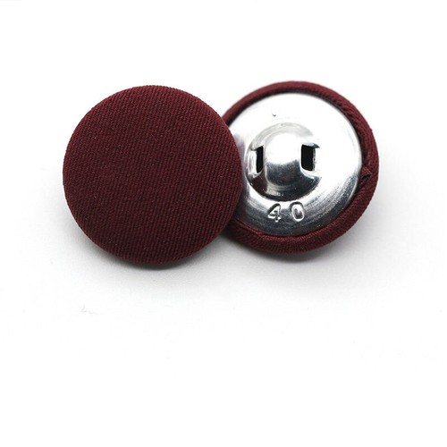10x Handmade Fabric Covered Metal Buttons DIY Round Shape Sewing Button Fastener - Picture 8 of 34