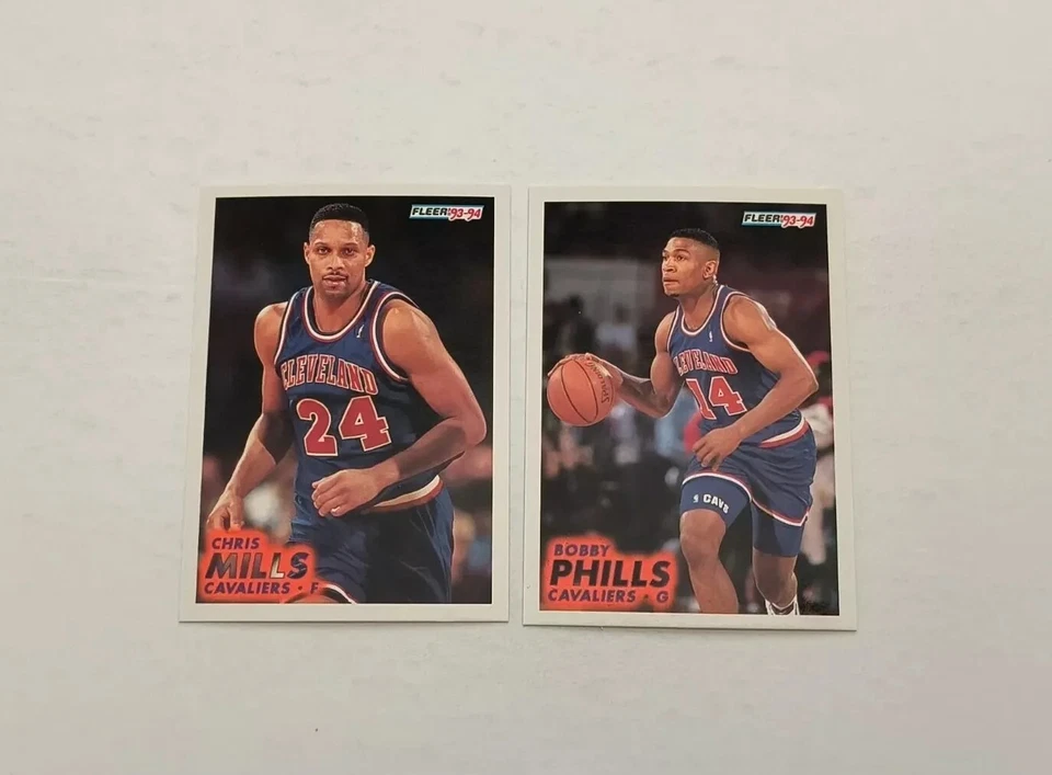 Lote de tarjetas de novato Cavaliers RC 1993 Fleer Gerald Madkins 265 93 Brad Daugherty Foto 4 de 4